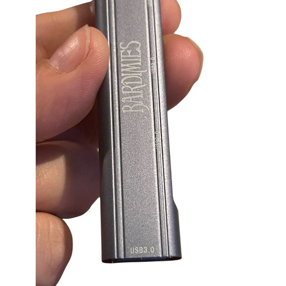 USB C To USB Hub Multi-Interface Adapter 4 Ports Bardimies Aluminum Compact Desi - Picture 8 of 10